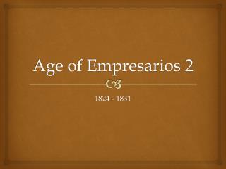 Age of Empresarios 2