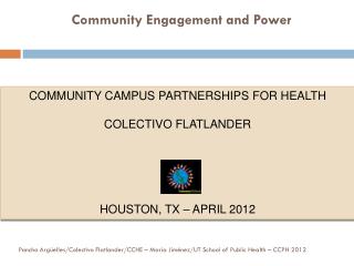Community Engagement and Power
