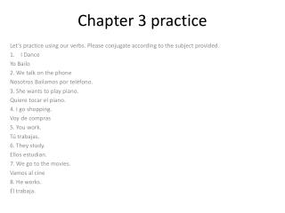 Chapter 3 practice