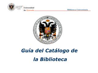 Guía del Catálogo de la Biblioteca