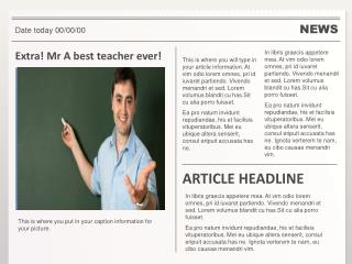 Extra! Mr A best teacher ever!