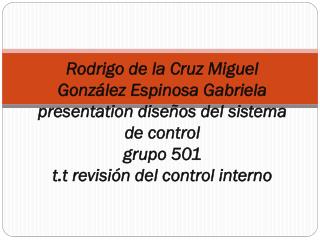 De la misión .
