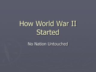 How World War II Started