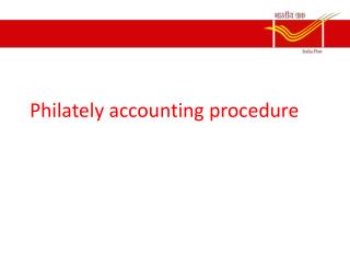 Philately accounting procedure