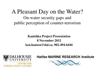 A Pleasant Day on the Water? On-water security gaps and public perception of counter-terrorism