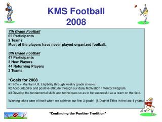 KMS Football 2008