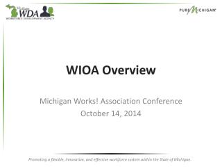 WIOA Overview