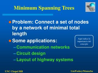 Minimum Spanning Trees