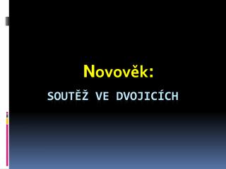 Soutěž ve dvojicích