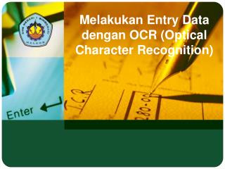 Melakukan Entry Data dengan OCR (Optical Character Recognition)