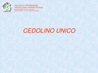 CEDOLINO UNICO