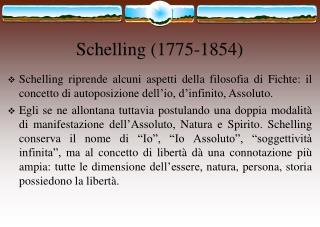 Schelling (1775-1854)