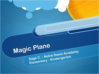 Magic Plane