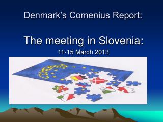 Denmark’s Comenius Report: