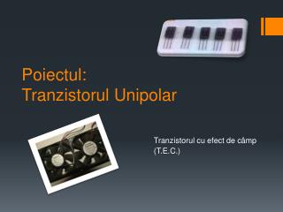 Poiectul: Tranzistorul Unipolar