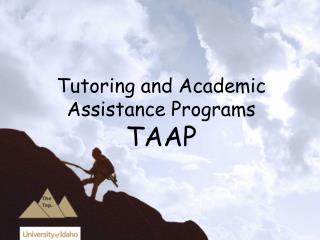 Tutoring and Academic Assistance Programs TAAP