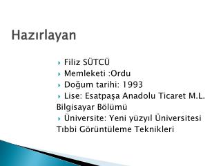 Hazırlayan