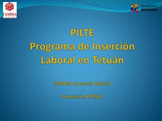 PILTE Programa de Inserción Laboral en Tetuán FAMMA -Cocemfe Madrid - Fundación REPSOL