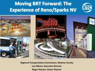 Regional Transportation Commission, Washoe County Lee Gibson, Executive Director