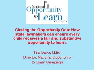 Opportunity Gap vs. Achievement Gap