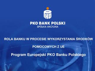 Program Europejski PKO Banku Polskiego