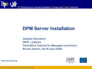 DPM Server Installation