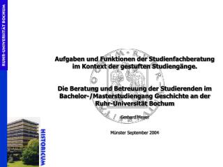 Bachelor (1.-6. Semester) 1. Fach 2. Fach Optional- bereich