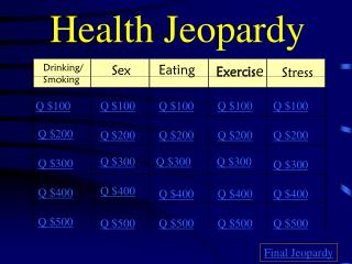 Health Jeopardy