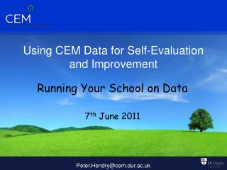 Using CEM Data for Self-Evaluation and Improvement