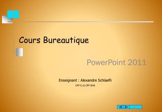 Cours Bureautique