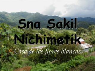 Sna Sakil Nichimetik Casa de las flores blancas