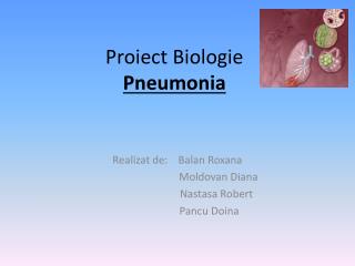 Proiect Biologie Pneumonia