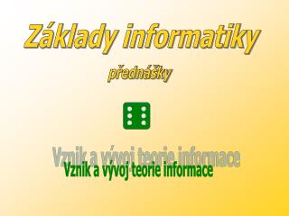 Základy informatiky