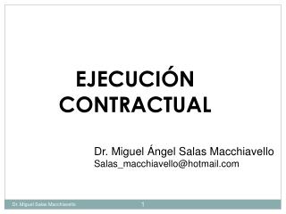 EJECUCIÓN CONTRACTUAL