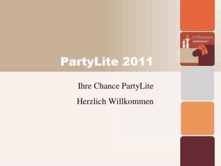PartyLite 2011
