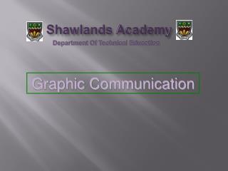 Shawlands Academy Department Of Technical Education