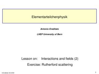 Elementarteilchenphysik