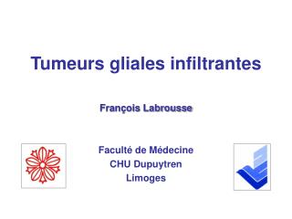 Tumeurs gliales infiltrantes