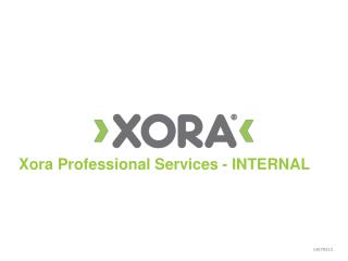 Xora Professional Services - INTERNAL