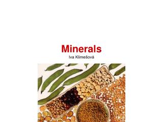 Minerals Iva Klimešová