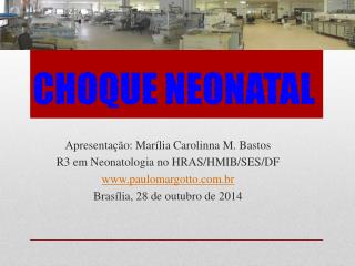 CHOQUE NEONATAL