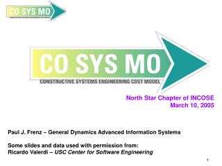 North Star Chapter of INCOSE March 10, 2005