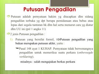 Putusan Pengadilan