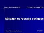 R seaux et routage optiques