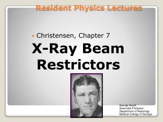 Resident Physics Lectures