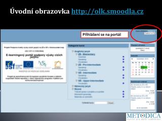 Úvodní obrazovka olk.smoodla.cz