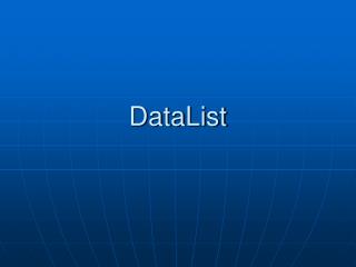 DataList