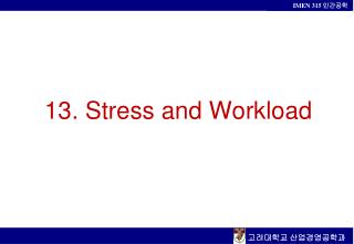 13. Stress and Workload