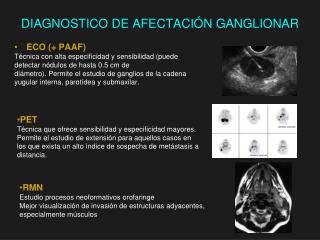 DIAGNOSTICO DE AFECTACI Ó N GANGLIONAR