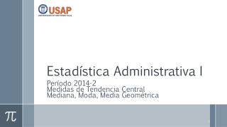 Estadística Administrativa I